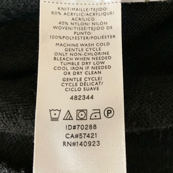 Ann Taylor Loft peekaboo sweater with bottom blouse details. Worn twice. - Picture 5 of 5